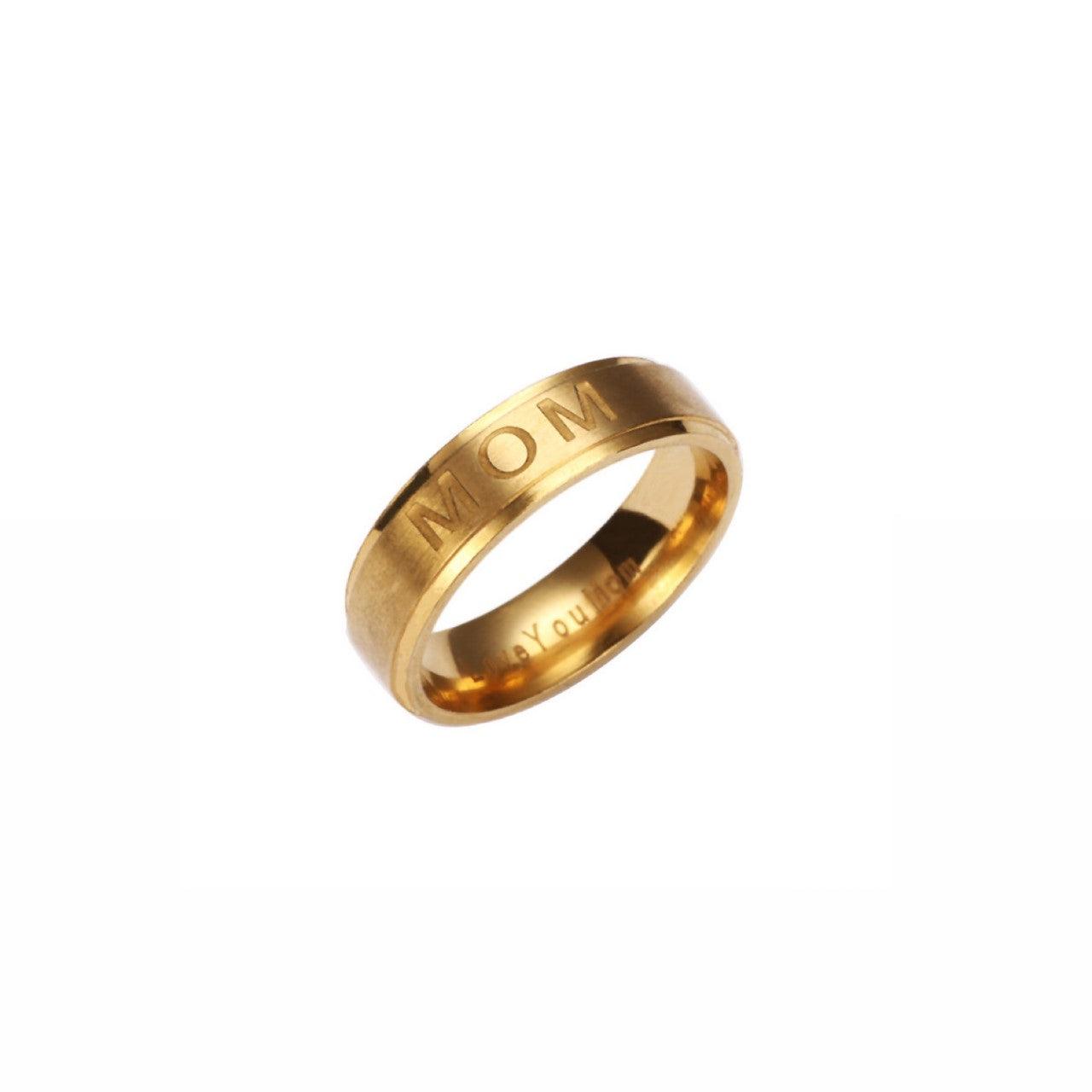 MOM ring - Guld eller sølv - Black Design