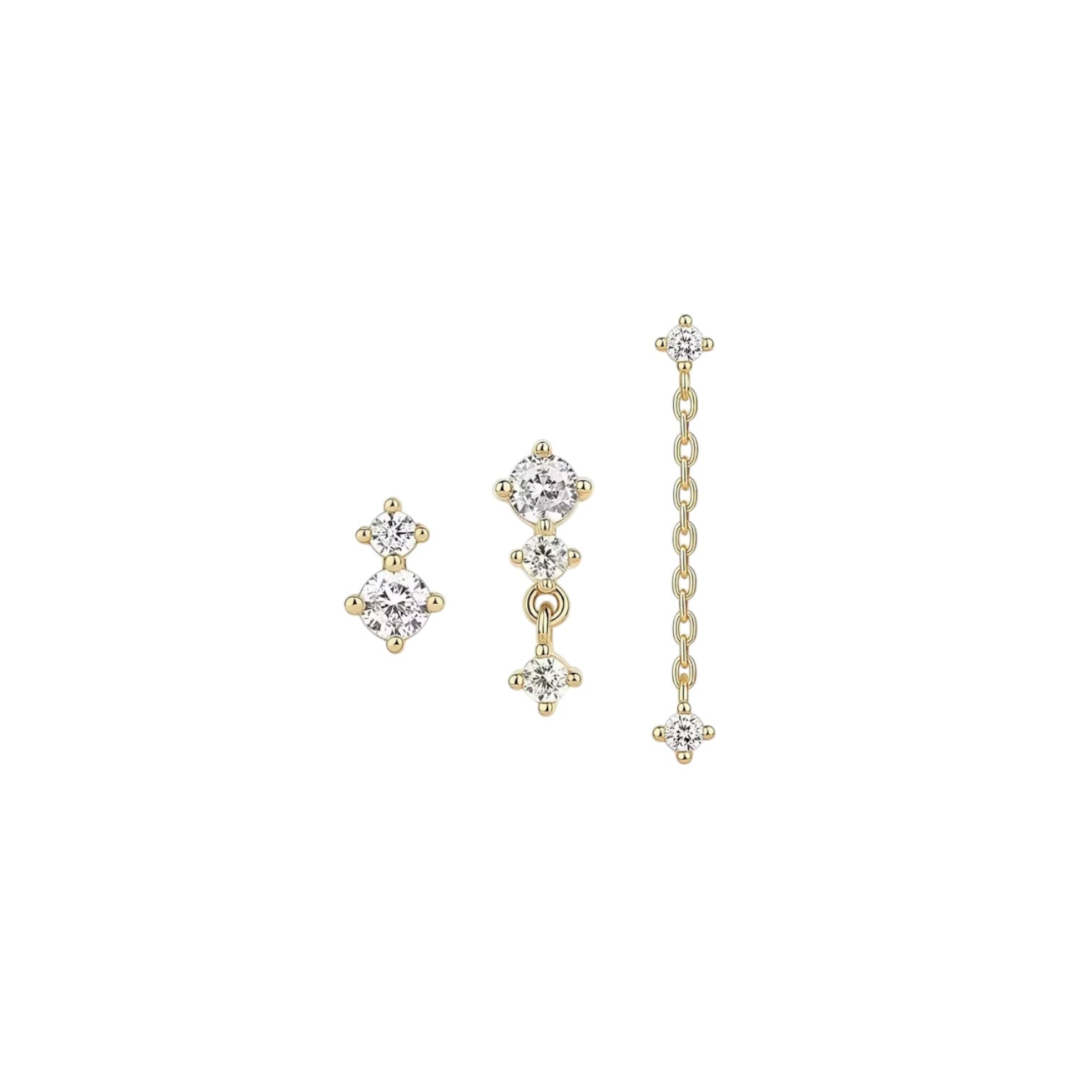 Øreringe Box - Guld eller sølv