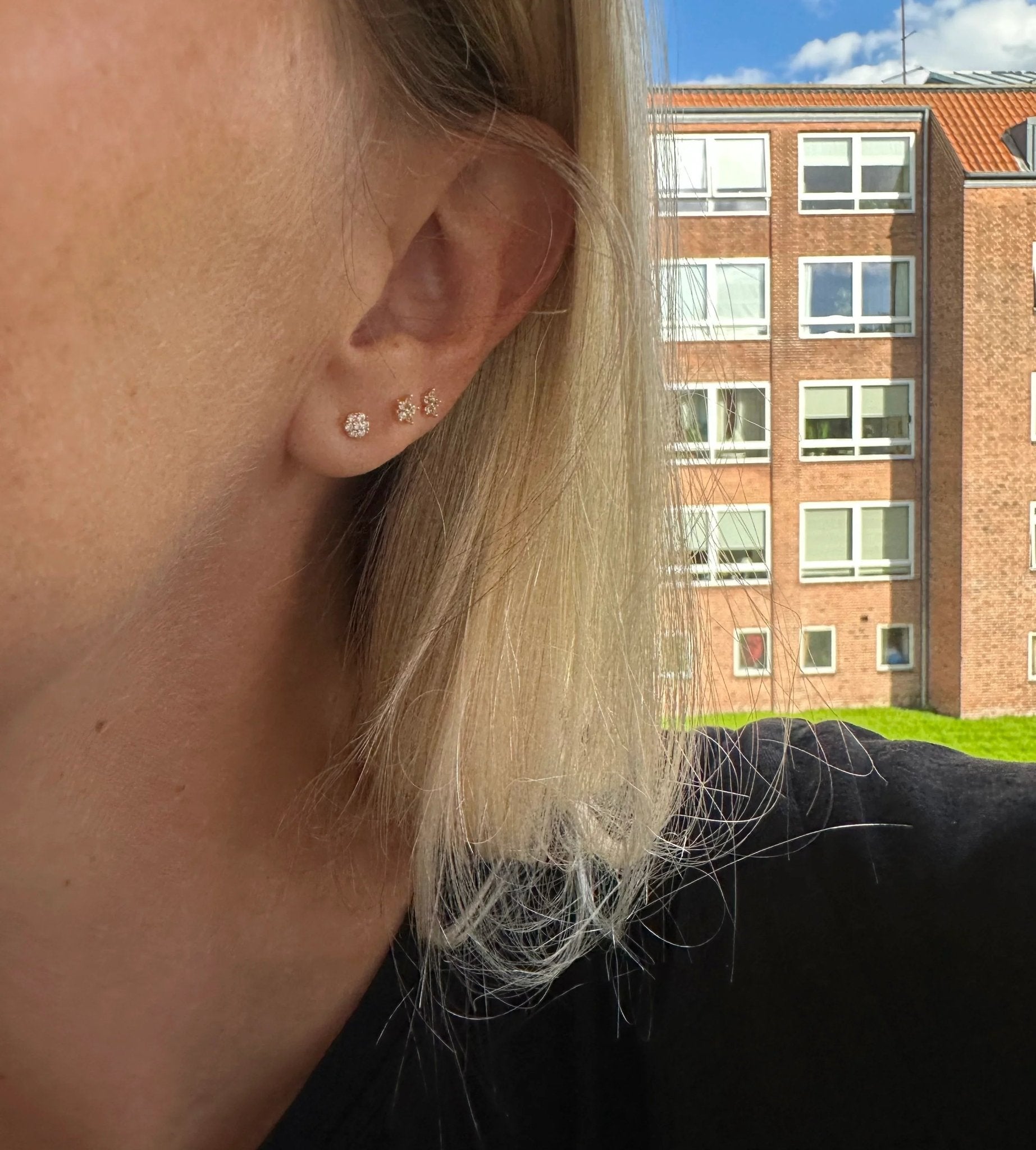 Camilla Folkman med Filuka ørestikker