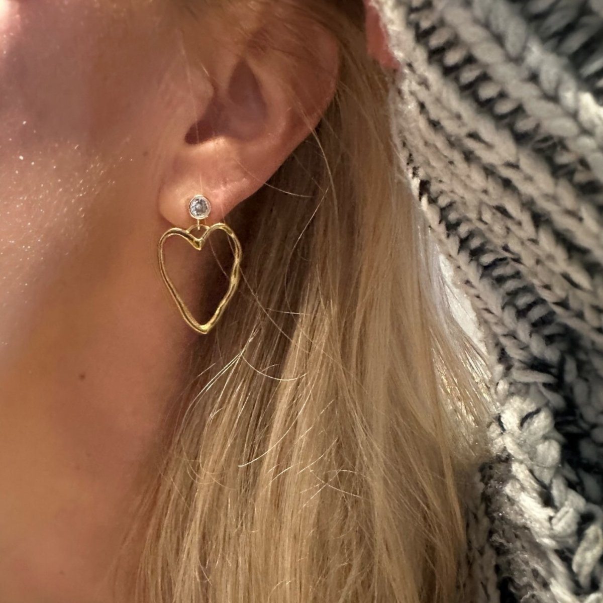 Alvida Hjerte Øreringe