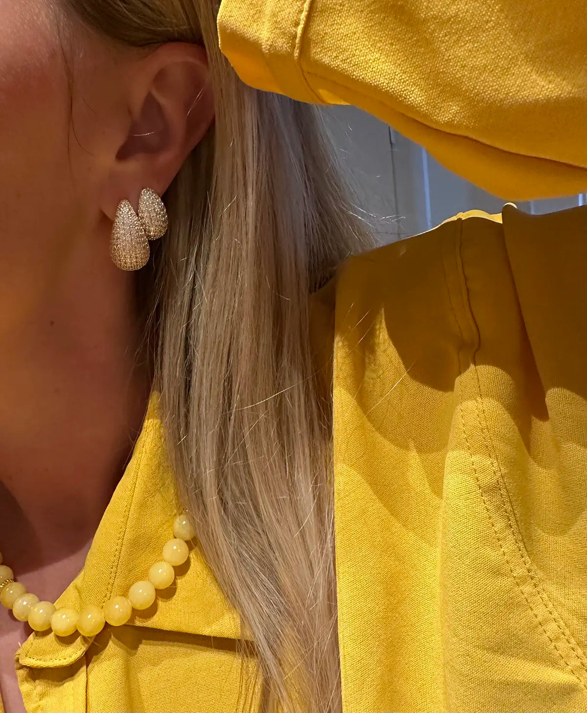 Camilla Folkman Guldbelagte øreringe