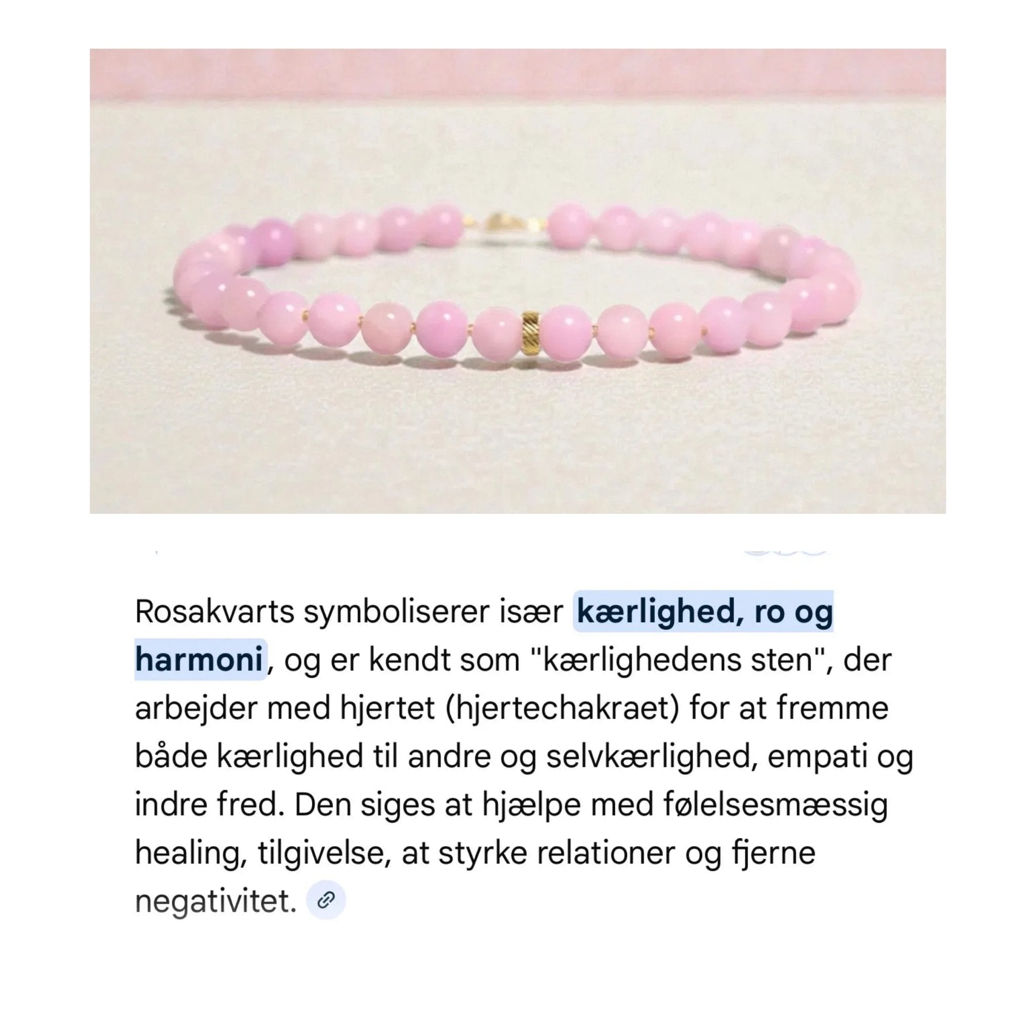Rosa & Blå Perlekæder