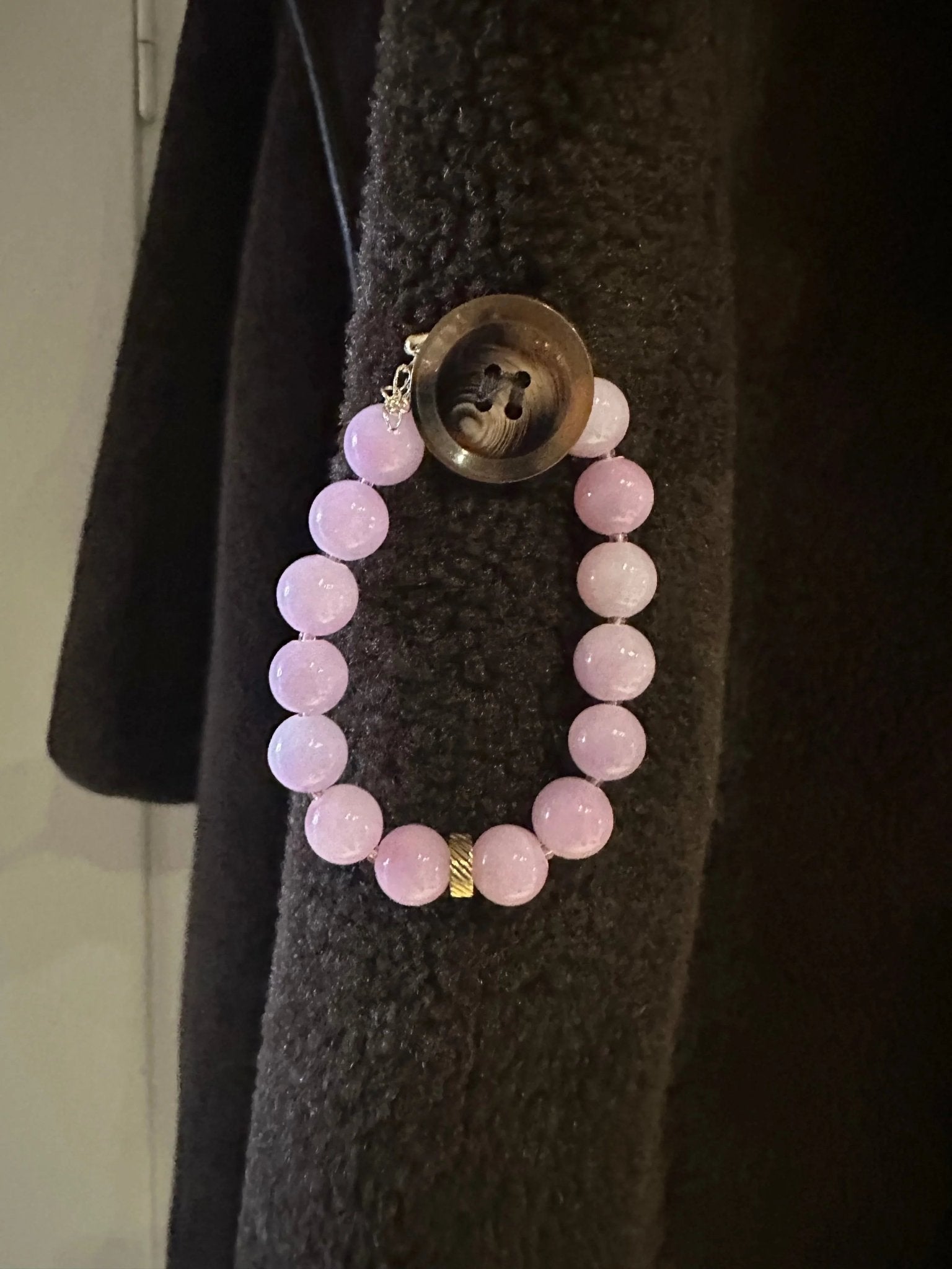 Rosa Perle Armbånd